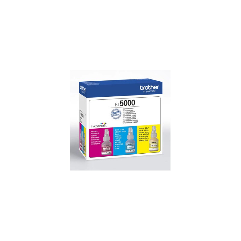 Brother oryginalny ink / tusz BT-5000CLVAL, CMY, 3x5000s