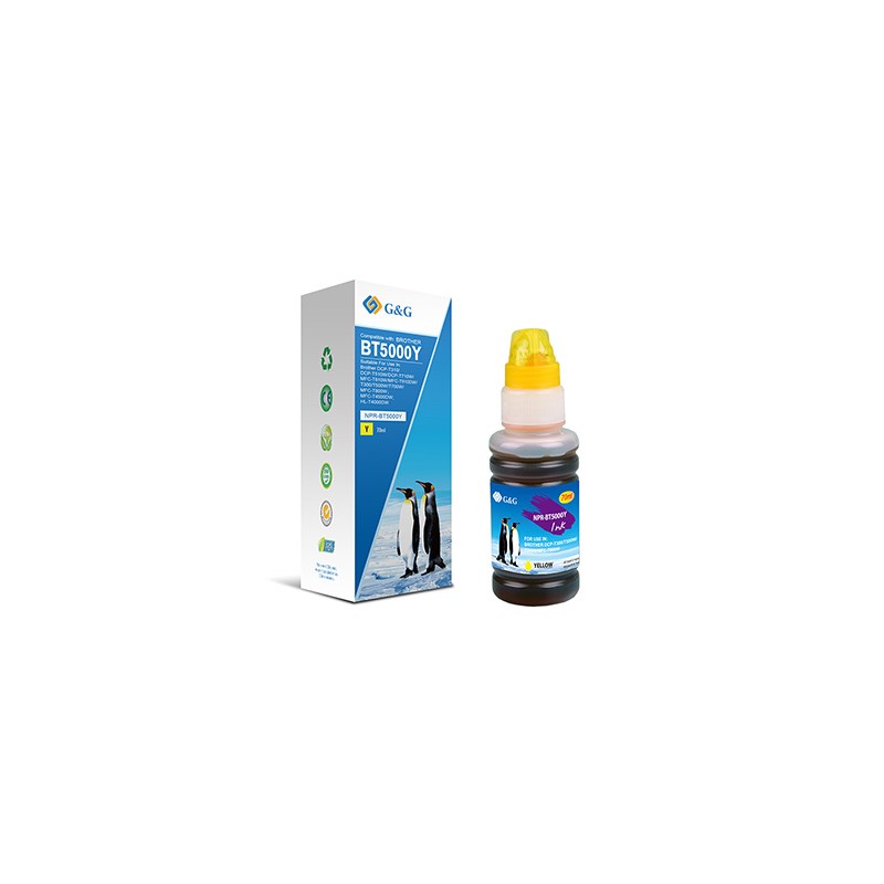 G&G kompatybilny ink / tusz z BT-5000Y, NPR-BT5000Y, yellow, 5000s