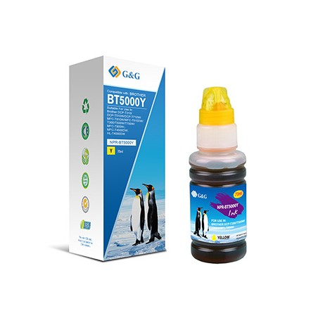G&G kompatybilny ink / tusz z BT-5000Y, NPR-BT5000Y, yellow, 5000s