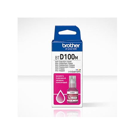 Brother oryginalny ink / tusz BTD100M, magenta, 5000s, 48.8ml