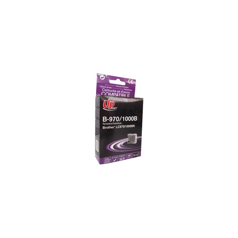 UPrint kompatybilny ink / tusz z LC-1000BK, B-970B, black, 18ml