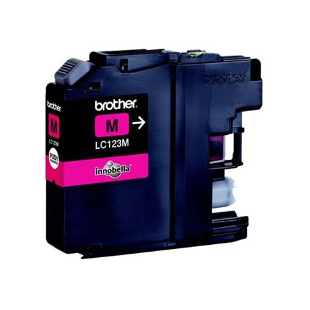 Brother oryginalny ink / tusz LC-123M, magenta, 600s