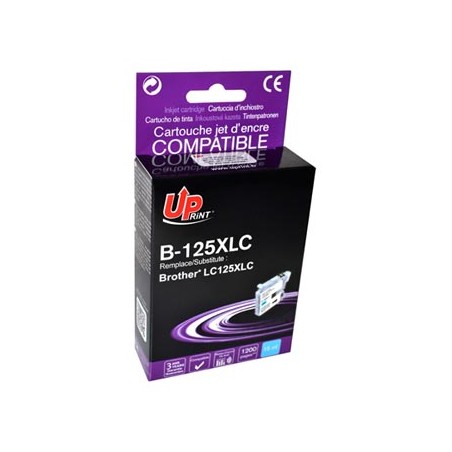 UPrint kompatybilny ink / tusz z LC-125XLC, B-125XLC, cyan, 1200s, 15ml