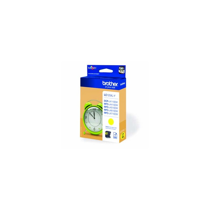 Brother oryginalny ink / tusz LC-125XLY, yellow, 1200s