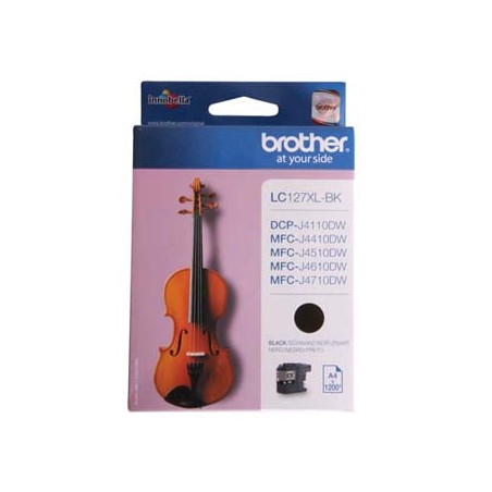 Brother oryginalny ink / tusz LC-127XLBK, black, 1200s