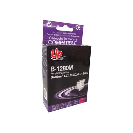 UPrint kompatybilny ink / tusz z LC-1280XLM, B-1280M, magenta, 1200s, 12ml, high capacity