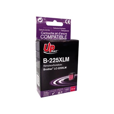UPrint kompatybilny ink / tusz z LC-225XLM, B-225XLM, magenta, 1200s, 13ml