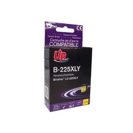 UPrint kompatybilny ink / tusz z LC-225XLY, B-225XLY, yellow, 1200s, 13ml