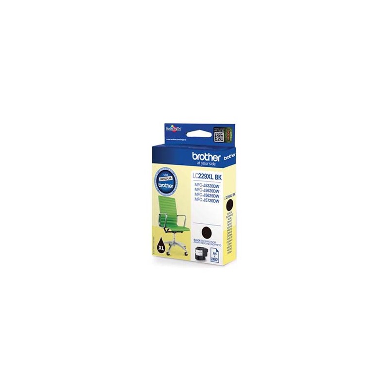 Brother oryginalny ink / tusz LC-229XL, black, 2400s