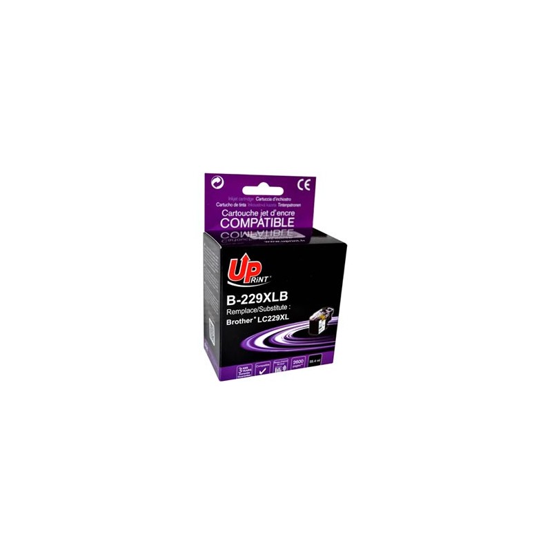 UPrint kompatybilny ink / tusz z LC-229XL, B-229XLB, black, 2600s