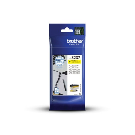 Brother oryginalny ink / tusz LC-3237Y, yellow, 1500s