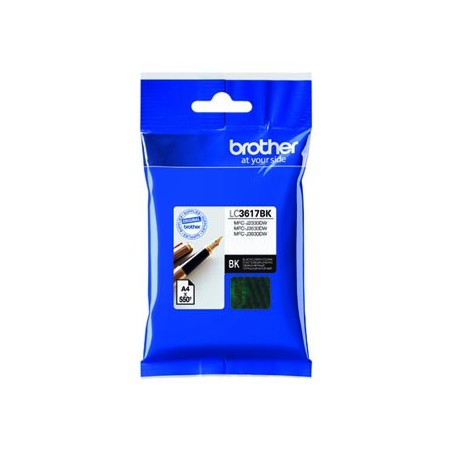 Brother oryginalny ink / tusz LC-3617BK, black, 550s, 12,5ml