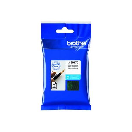 Brother oryginalny ink / tusz LC-3617C, cyan, 550s