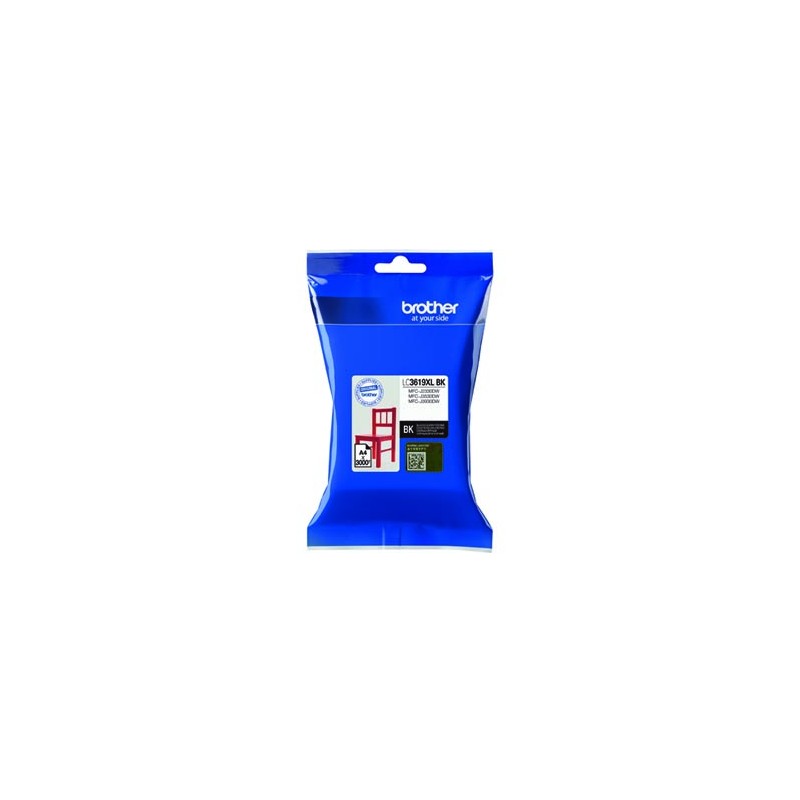 Brother oryginalny ink / tusz LC-3619XLBK, black, 3000s, 60ml