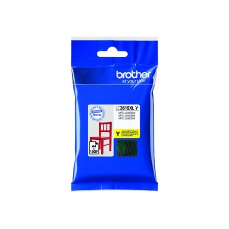Brother oryginalny ink / tusz LC-3619XLY, yellow, 1500s