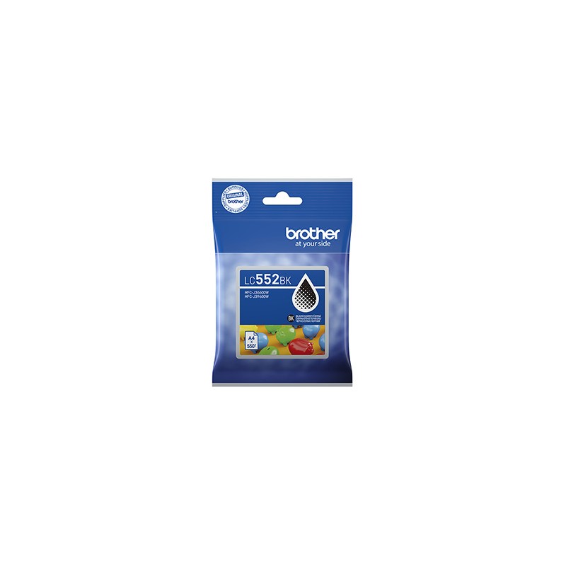 Brother oryginalny ink / tusz LC552BK, black, 550s