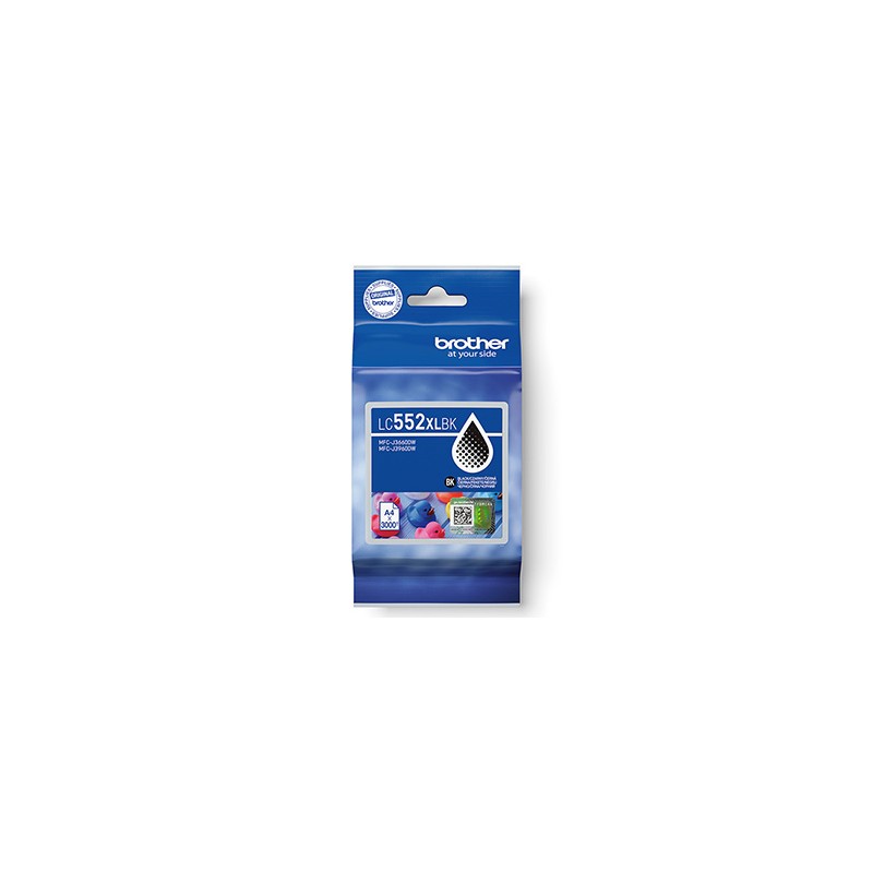 Brother oryginalny ink / tusz LC552XLBK, black, 3000s