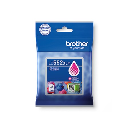 Brother oryginalny ink / tusz LC552XLM, magenta, 1500s