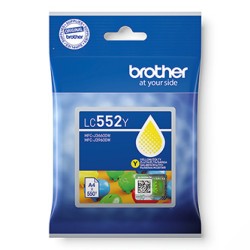 Brother oryginalny ink / tusz LC552Y, yellow, 550s