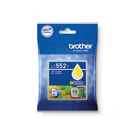 Brother oryginalny ink / tusz LC552Y, yellow, 550s