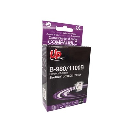 UPrint kompatybilny ink / tusz z LC-980BK, B-980B, black, 15ml