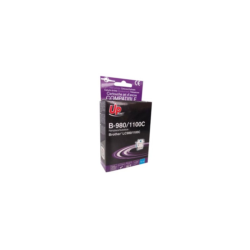 UPrint kompatybilny ink / tusz z LC-980C, B-980C, cyan, 12ml