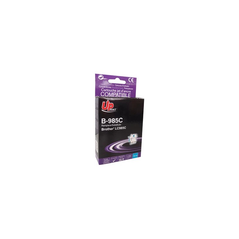 UPrint kompatybilny ink / tusz z LC-985C, B-985C, cyan, 12ml