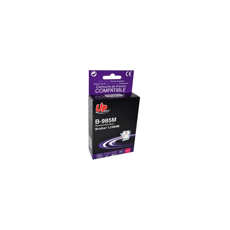 UPrint kompatybilny ink / tusz z LC-985M, B-985M, magenta, 12ml