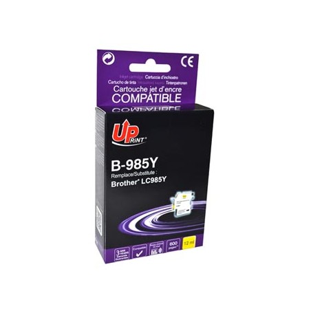 UPrint kompatybilny ink / tusz z LC-985Y, B-985Y, yellow, 12ml