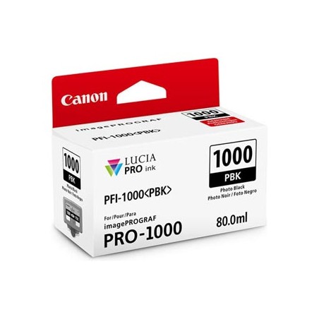 Canon oryginalny ink / tusz PFI-1000 PBK, 0546C001, photo black, 2205s, 80ml, -