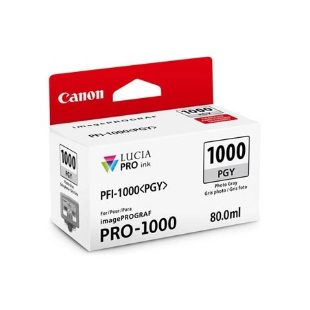 Canon oryginalny ink / tusz PFI-1000 PGY, 0553C001, photo grey, 3165s, 80ml, -