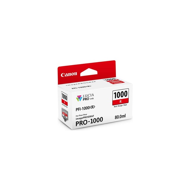 Canon oryginalny ink / tusz PFI-1000 R, 0554C001, red, 5355s, 80ml, -