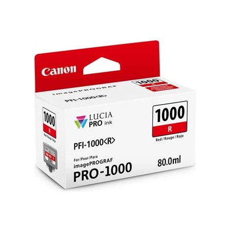 Canon oryginalny ink / tusz PFI-1000 R, 0554C001, red, 5355s, 80ml, -
