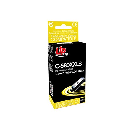 UPrint kompatybilny ink / tusz z PGI-580PGBK XXL, C-580XXLB, black, 25.7ml, very high capacity