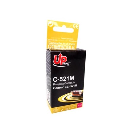 UPrint kompatybilny ink / tusz z CLI521M, C-521M, magenta, 450s, 10ml, z chipem