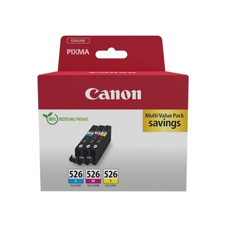 Canon oryginalny ink / tusz CLI-526 CMY, 4541B018, CMY, multipack