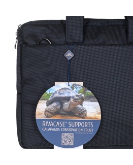 RIVACASE TORBA NA LAPTOP 15,6" CENTRAL, CZARNA