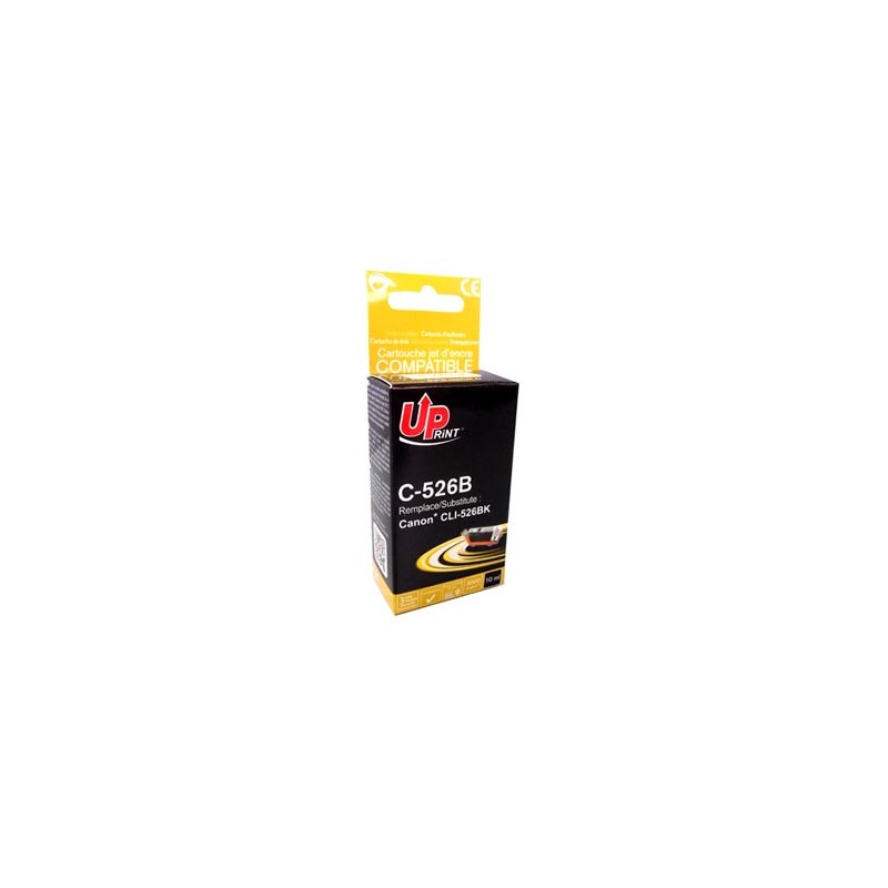 UPrint kompatybilny ink / tusz z CLI526BK, C-526B, black, 10ml, z chipem
