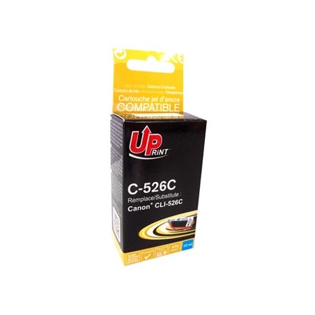 UPrint kompatybilny ink / tusz z CLI526C, C-526C, cyan, 10ml, z chipem