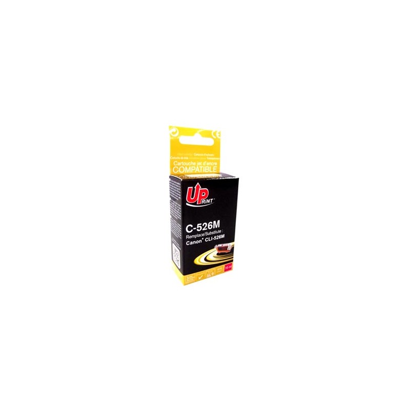 UPrint kompatybilny ink / tusz z CLI526M, C-526M, magenta, 10ml, z chipem