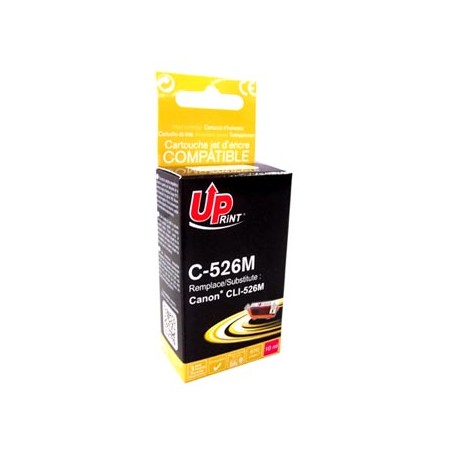 UPrint kompatybilny ink / tusz z CLI526M, C-526M, magenta, 10ml, z chipem