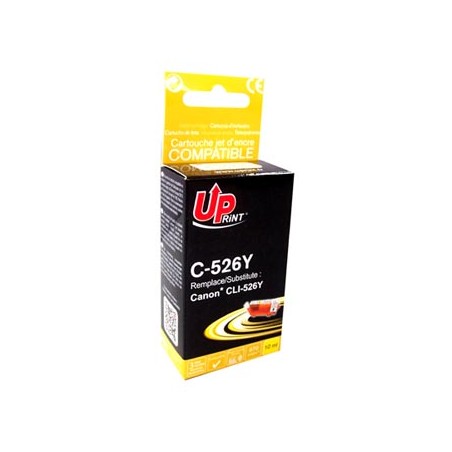 UPrint kompatybilny ink / tusz z CLI526Y, C-526Y, yellow, 10ml, z chipem