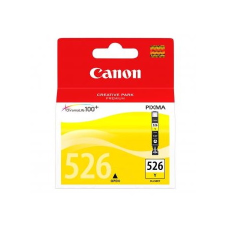 Canon oryginalny ink / tusz CLI-526 Y, 4543B006, yellow, blister z ochroną, 9ml