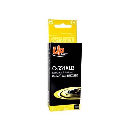 UPrint kompatybilny ink / tusz z CLI551BK XL, C-551XLB, black, 11ml, high capacity