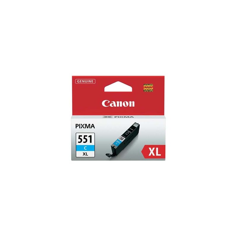 Canon oryginalny ink / tusz CLI-551 XL C, 6444B001, cyan, 665s, 11ml, high capacity