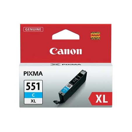 Canon oryginalny ink / tusz CLI-551 XL C, 6444B001, cyan, 665s, 11ml, high capacity