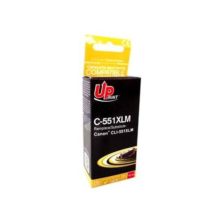UPrint kompatybilny ink / tusz z CLI551M XL, C-551XLM, magenta, 695s, 11ml, high capacity