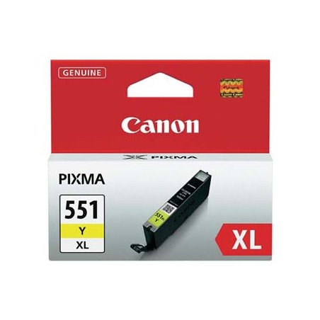 Canon oryginalny ink / tusz CLI-551 XL Y, 6446B001, yellow, 665s, 11ml, high capacity