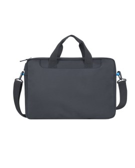 RIVACASE TORBA NA LAPTOP 16" REGENT, CZARNA, POLIESTER, KIESZENIE NA SMARTFON, DOKUMENTY, WIZYTÓWKI I AKCESORIA