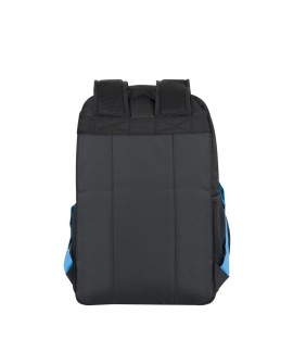 RIVACASE PLECAK NA LAPTOP 17,3" REGENT, CZARNY, 23L, POLIESTER, KIESZENIE NA TABLET 10,1", SMARTFON, DOKUM., BUTELKĘ, AKCES.